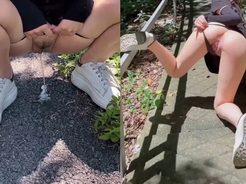 "đi ngoài" public ngoài đường cùng nhân tình da trắng vú bự