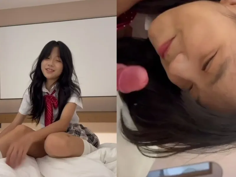 Em loli dễ thương liếm thằng nhỏ biến em thành con em đĩ dam dang p1